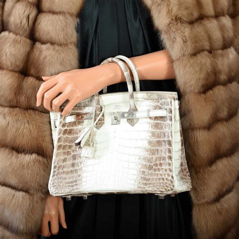 hermes birkin 25 himalayan white crocodile|most expensive hermes birkin handbag.